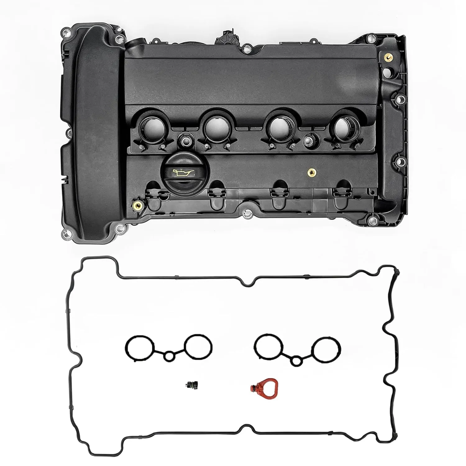 11127646555 Engine Valve Cover for JCW R55 R56 R57 R58 R59 1.6L for BMW 2007-2012 N14 Mini Cooper S Replaces# 11127561714 11127585907 11127572851 11127572854