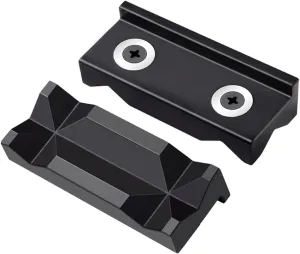 4" Nylon Vise Jaw Pad, Magnetic reversible pad, Soft Vice Jaws Cover, suitable for professional multi-purpose vice mouth protection plug-in of any metal desktop vice, black