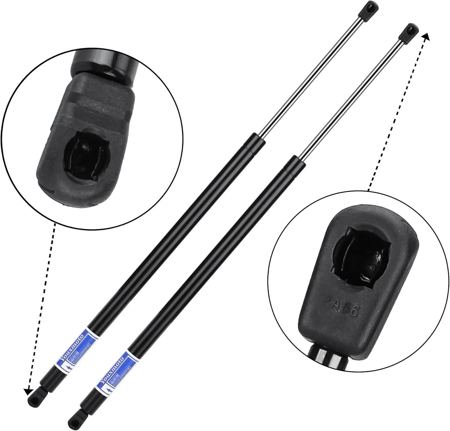 6124 Rear Hatch Struts Shocks Liftgate Lift Supports Struts Fit for Town & Country Grand Caravan 2008-2014 Struts SG214056, 2 PCS