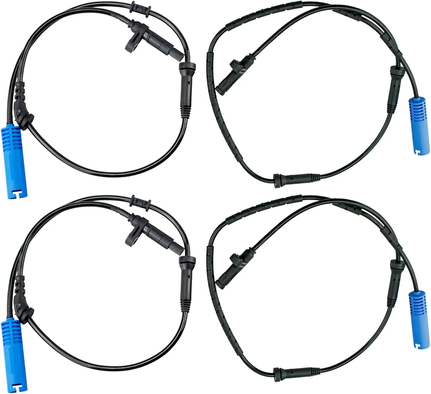 ABS Wheel Speed Sensor Front Rear Left Right fit for Mini Cooper R50 R52 R53 2002 2003 2004 2005 2006 2007 2008 1.6L 1.6, ALS2383 ALS2561, Driver Passenger Side 4pcs