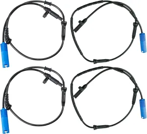 ABS Wheel Speed Sensor Front Rear Left Right fit for Mini Cooper R50 R52 R53 2002 2003 2004 2005 2006 2007 2008 1.6L 1.6, ALS2383 ALS2561, Driver Passenger Side 4pcs