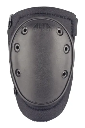 ALTA 50413 AltaFLEX Knee Protector Pad, Black Cordura Nylon Fabric, AltaLOK Fastening, Flexible Cap, Long, Black