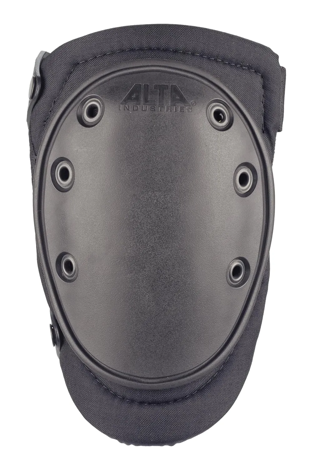 ALTA 50413 AltaFLEX Knee Protector Pad, Black Cordura Nylon Fabric, AltaLOK Fastening, Flexible Cap, Long, Black