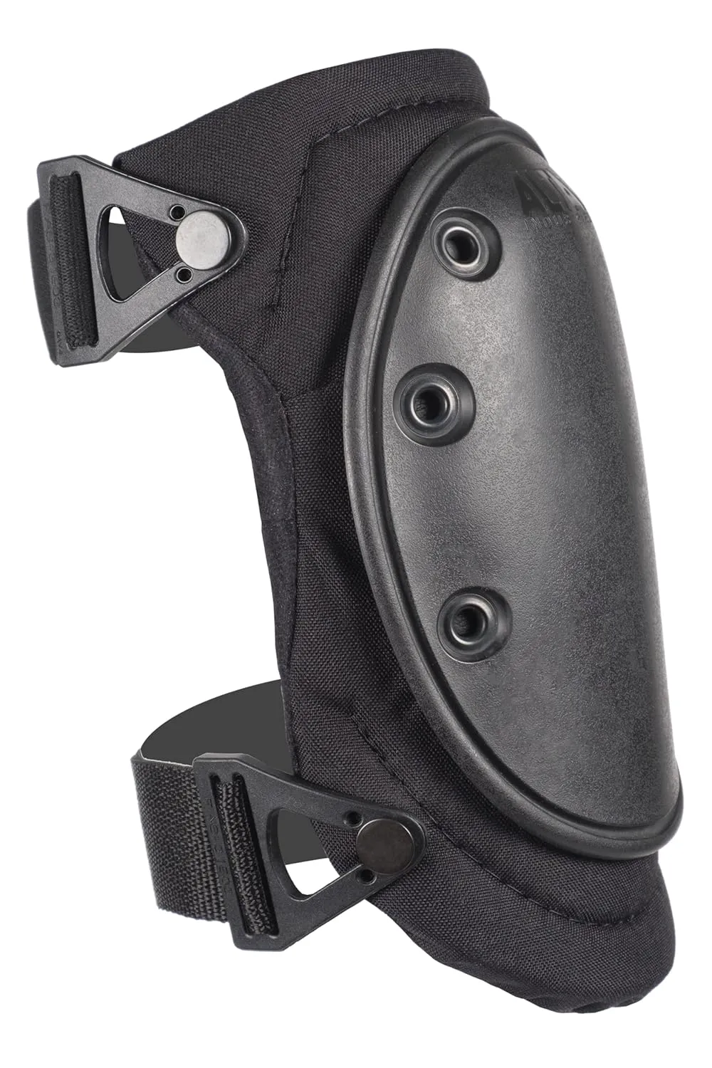 ALTA 50413 AltaFLEX Knee Protector Pad, Black Cordura Nylon Fabric, AltaLOK Fastening, Flexible Cap, Long, Black
