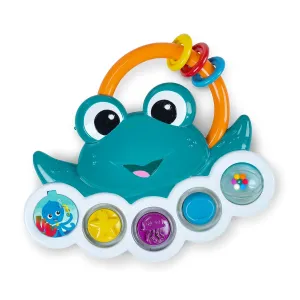 Baby Einstein Ocean Explorers Neptune’s Busy Bubbles Sensory Activity Toy, with Interactive Lights and Music, Ages 3  Months