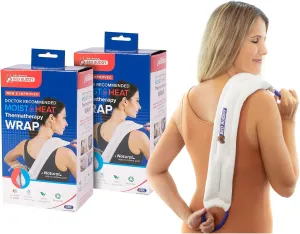 Carex Bed Buddy 2 Pack Heat Pad and Cooling Neck Wrap - Microwave Heating Pad for Sore Muscles - Cold Wrap Pack for Aches and Pain, The Original Bed Buddy