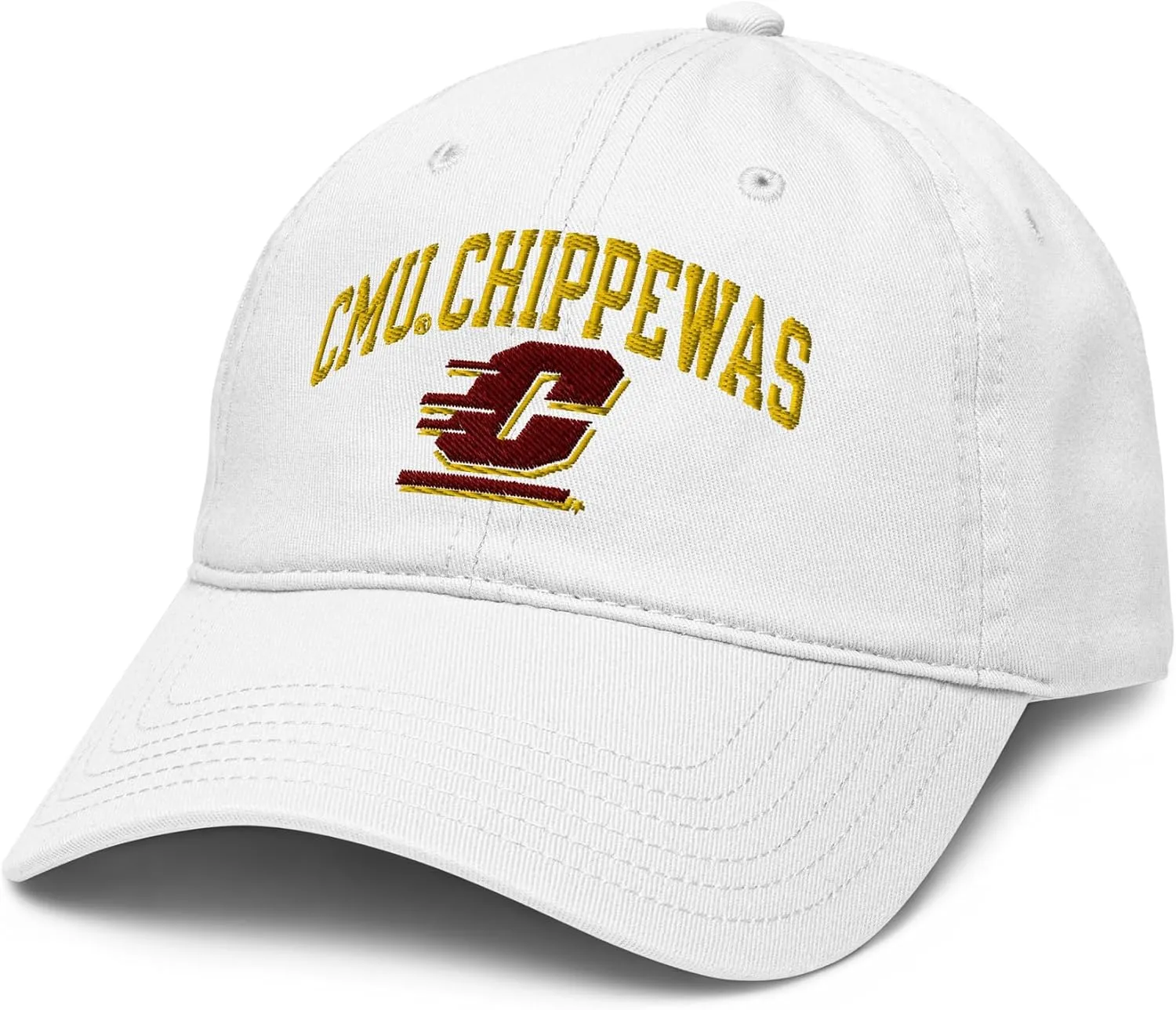 Central Michigan Chippewas Arched Officially Licensed Adjustable Baseball Hat