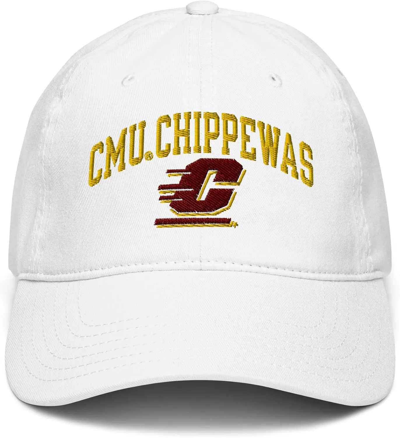 Central Michigan Chippewas Arched Officially Licensed Adjustable Baseball Hat
