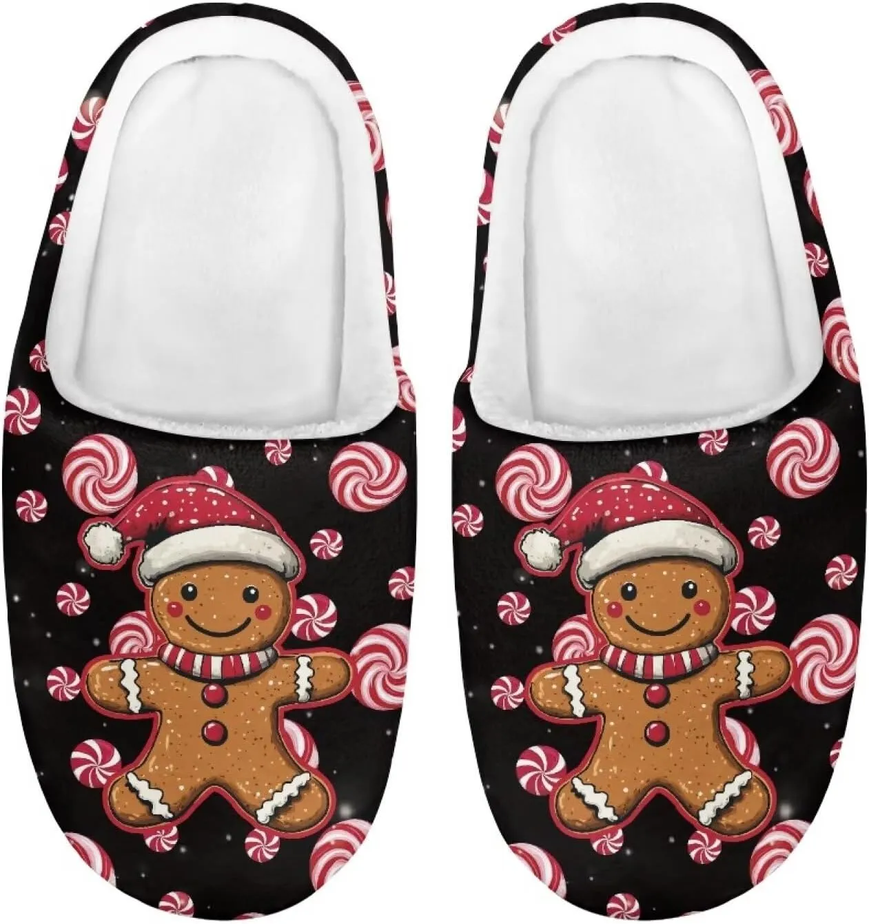 Christmas Slippers Christmas Slippers for Family Non-Slip Home Shoes for Men Woman