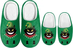 Christmas Slippers Christmas Slippers for Family Non-Slip Home Shoes for Men Woman
