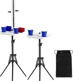 Cornhole Scoreboard 2 Sets Cornhole Score Keeper with Drink Holder Corn Hole Game Accessories for Outside, Yard Game