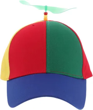 Didiseaon Unique Helicopter Hat Bamboo Dragonfly Baseball Cap for Boys and Girls Sun Protection Visor Multi