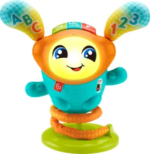Fisher-Price Baby & Toddler Learning Toy DJ Bouncin’ Beats with Music Lights & Bouncing Action for Ages 9  Months