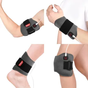 Flexible Heating Pad Wrap for Bicep Upper Arm Pain Relief, Wrap Around Heating Pad for Wrist Ankle Pain, Knees, Multiple Areas of The Body, USB Poewred, 3 Heat Settings
