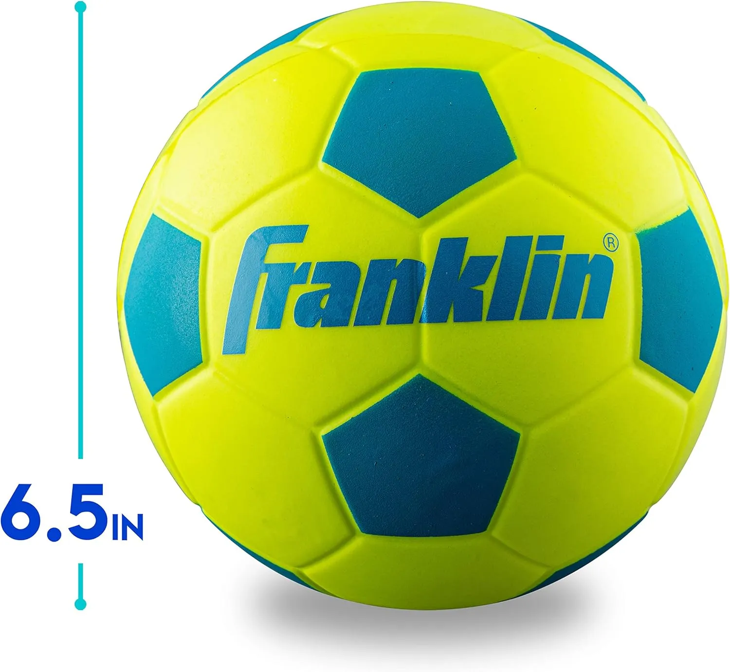 Franklin Sports Foam Soccer Ball - Perfect for Practice and Backyard Play - Best for First-Time Play and Small Kids - 6.5 inches
