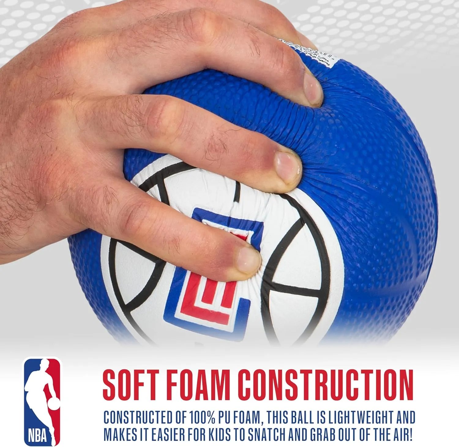 Franklin Sports Kids NBA Mini Foam Basketball - 5.5" Inch Soft Toy Basketball for Indoor or Mini Over the Door Hoops