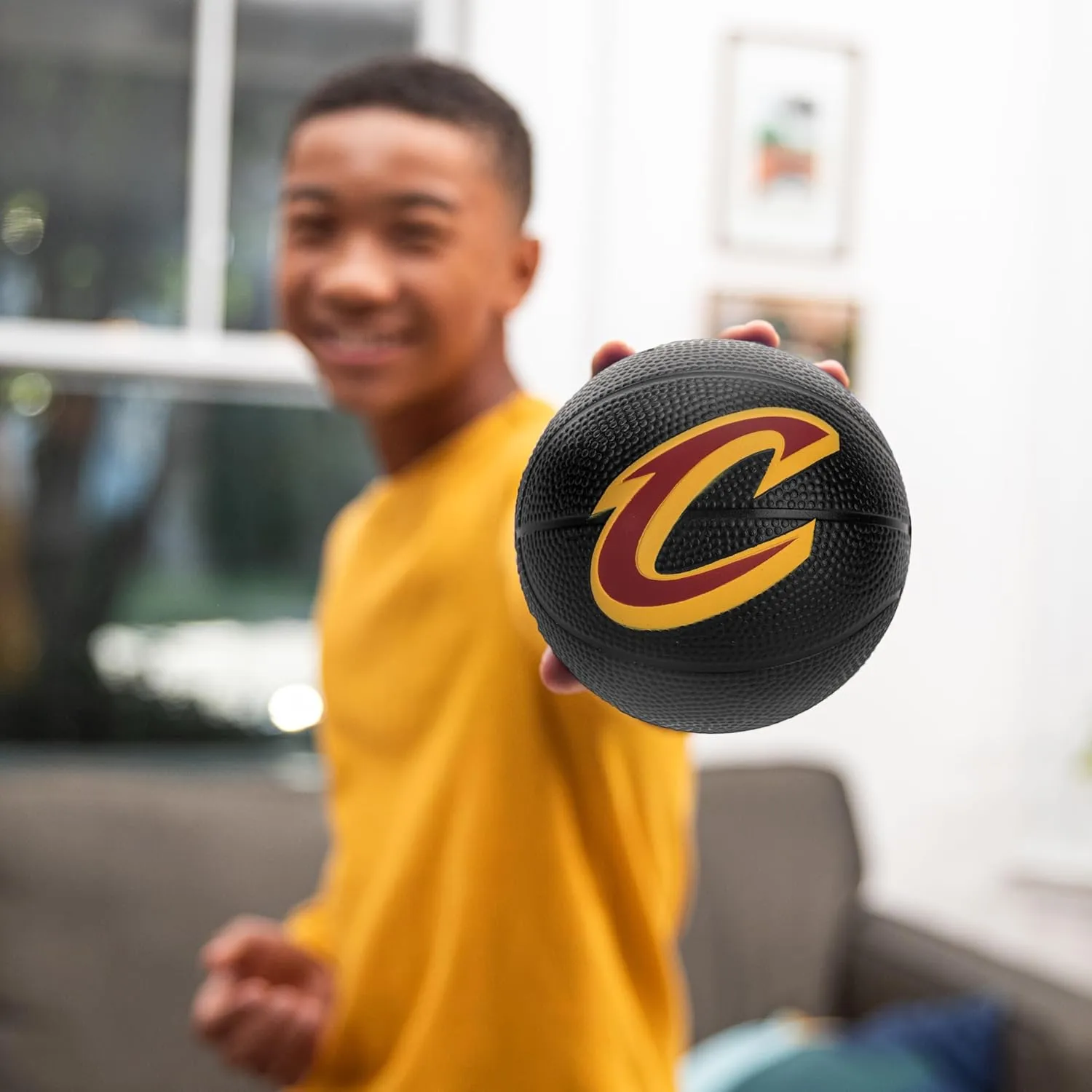Franklin Sports Kids NBA Mini Foam Basketball - 5.5" Inch Soft Toy Basketball for Indoor or Mini Over the Door Hoops