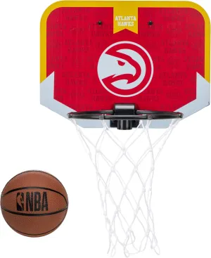 Franklin Sports NBA Team Over The Door Basketball Hoop - Kids Indoor Mini Basketball Hoop with Basketball - NBA Fan Shop Mini Hoop for Bedroom & Office