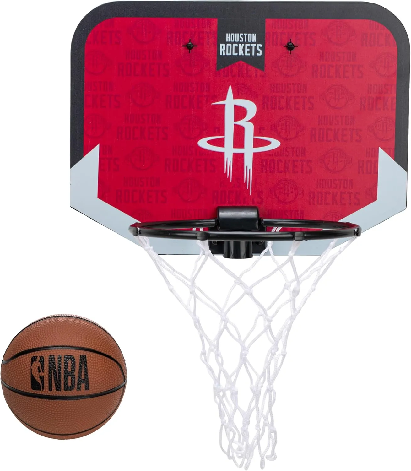 Franklin Sports NBA Team Over The Door Basketball Hoop - Kids Indoor Mini Basketball Hoop with Basketball - NBA Fan Shop Mini Hoop for Bedroom & Office