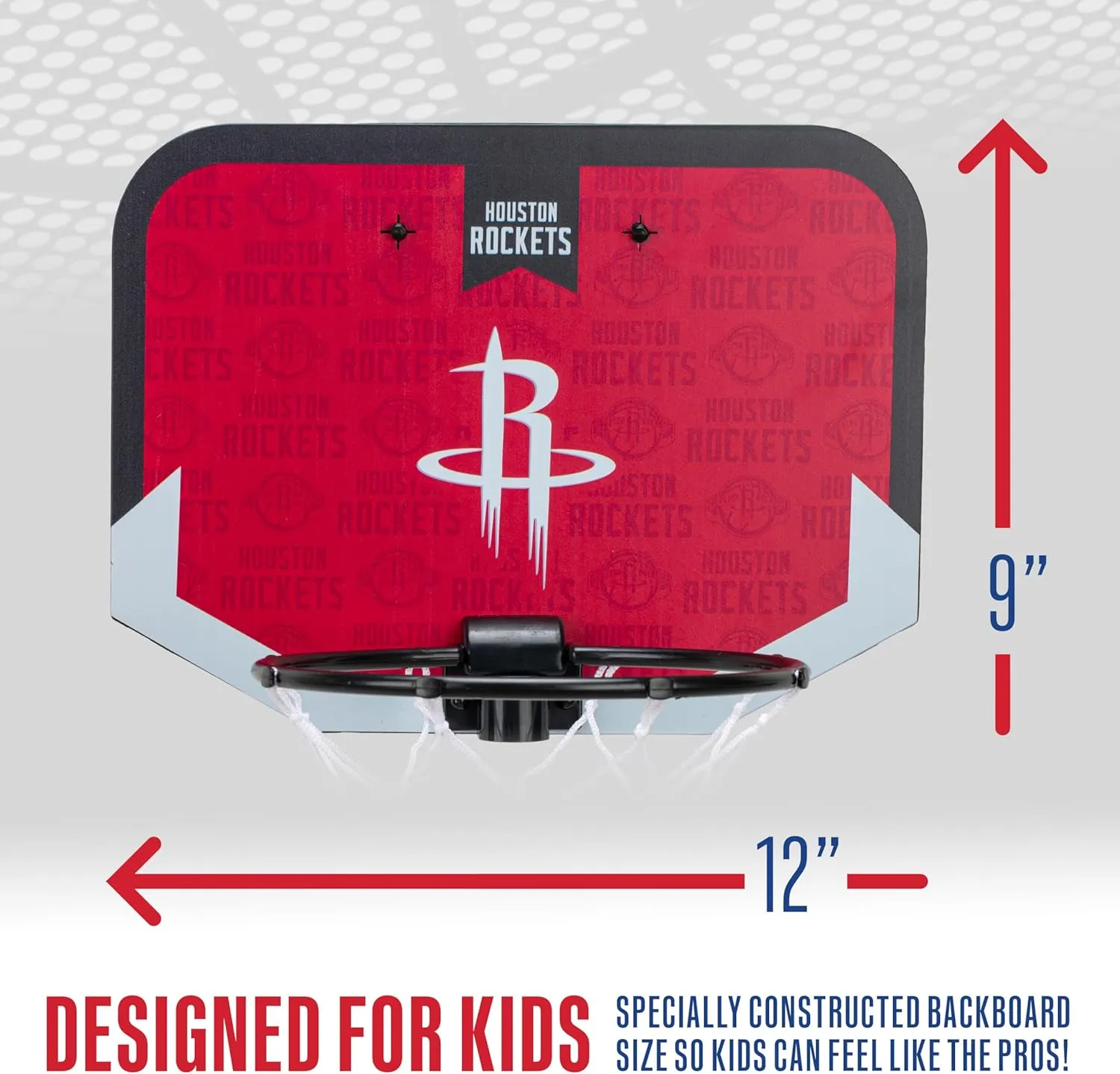 Franklin Sports NBA Team Over The Door Basketball Hoop - Kids Indoor Mini Basketball Hoop with Basketball - NBA Fan Shop Mini Hoop for Bedroom & Office