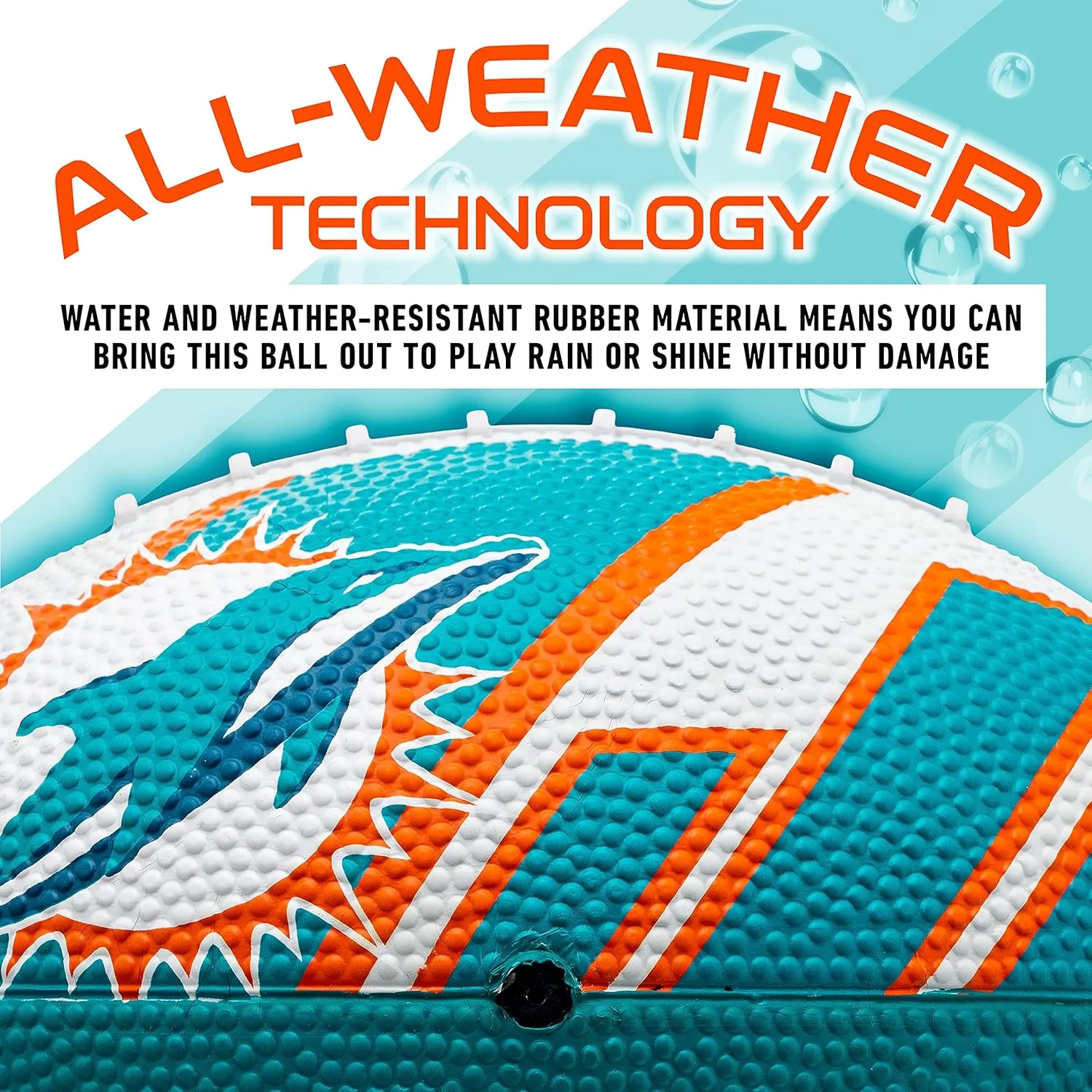 Franklin Sports NFL Team Footballs - Rubber Youth Mini Footballs for All NFL Teams - Kids Junior 8.5" Football - Official NFL Licensed Footballs