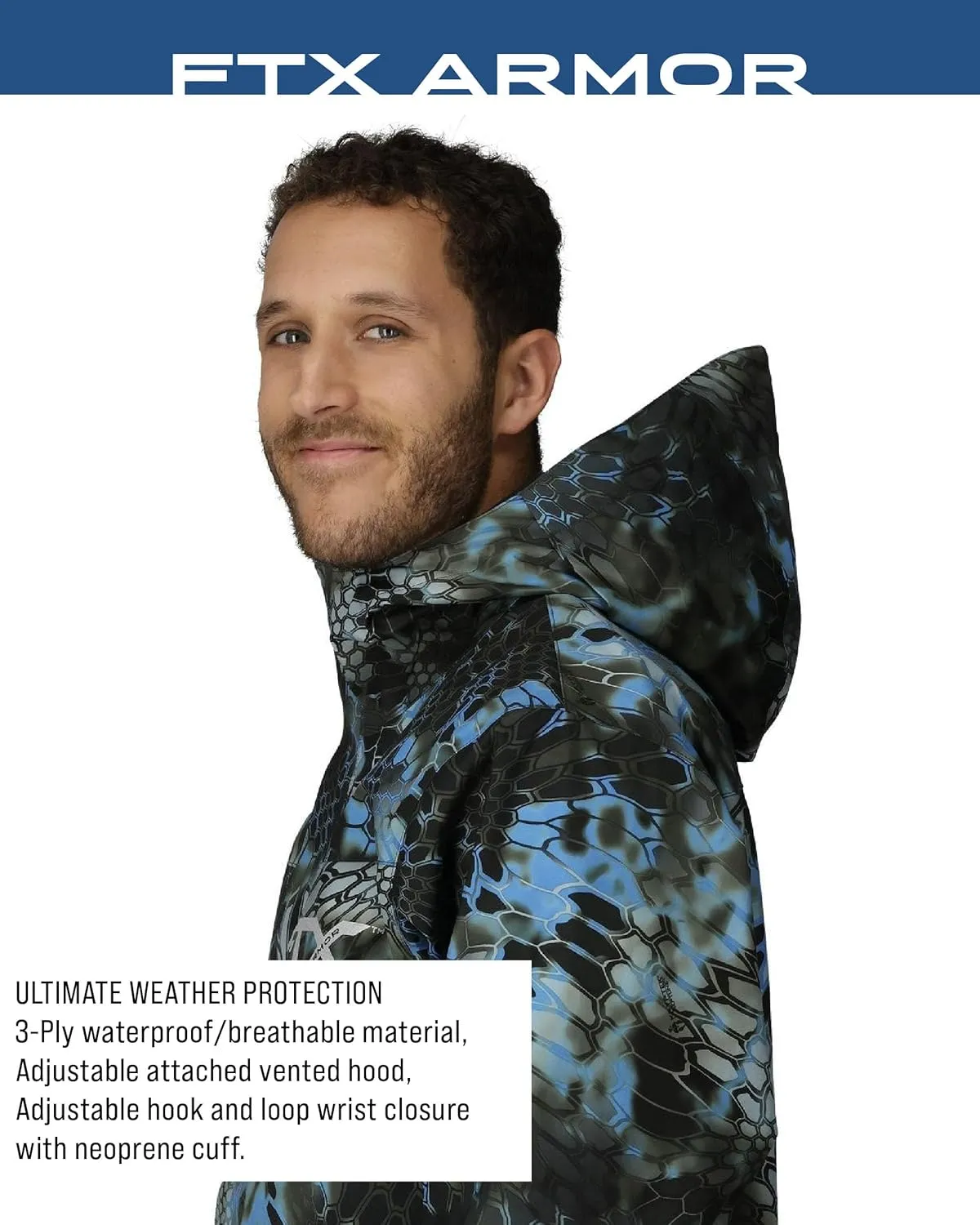 FROGG TOGGS Men's FTX Armor Premium Waterproof Rain, Fishing/Anglers Jacket