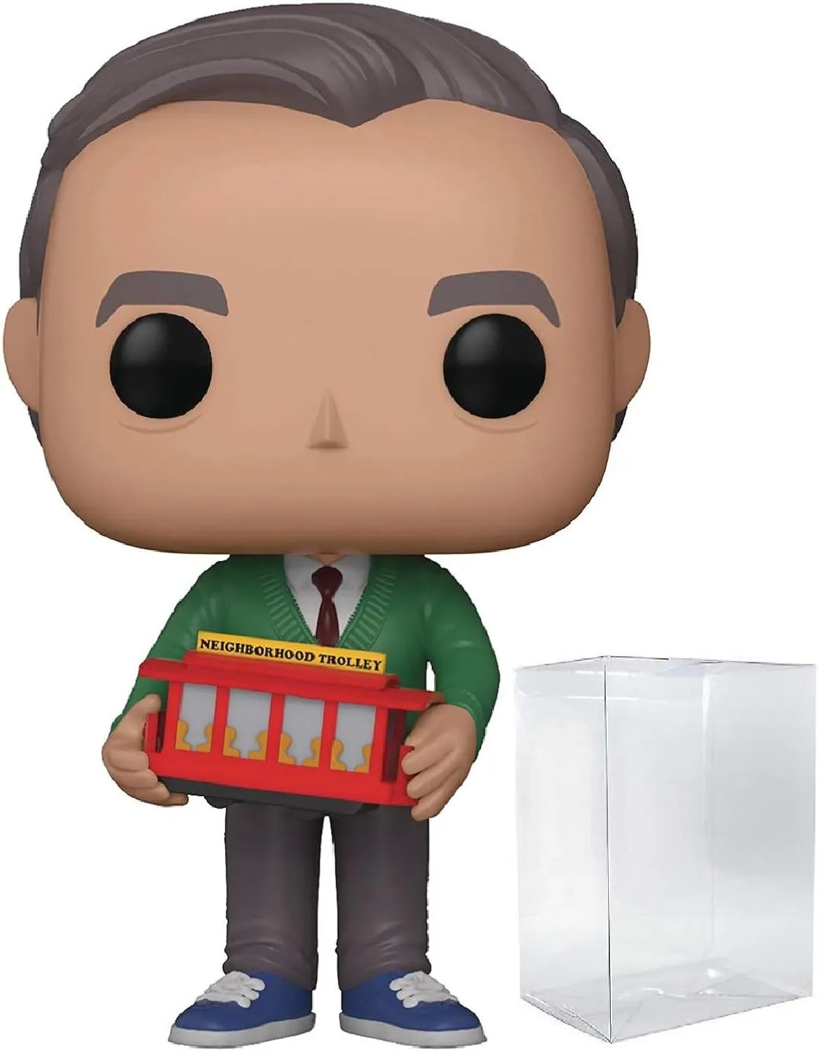 Funko Pop! Mister Rogers Neighborhood - Mr. Rogers Vinyl Figure (Bundled with Compatible Box Protector Case), Multicolor, 3.75 inches