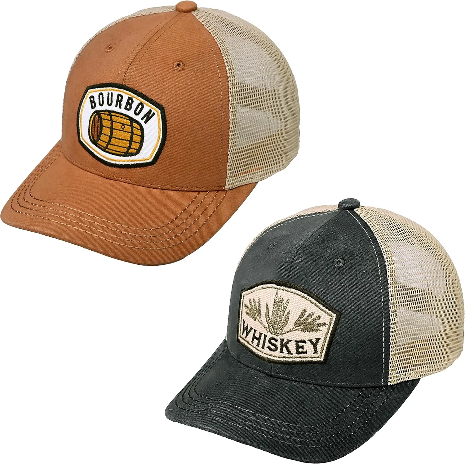 Funky Junque Premium Mesh Trucker Hat - Adjustable Snapback Baseball Cap - Dad's Day Gift - Breathable Outdoor Retro Style