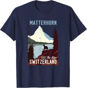 Funny Swtzerland Alps Matterhorn T-Shirt T-Shirt