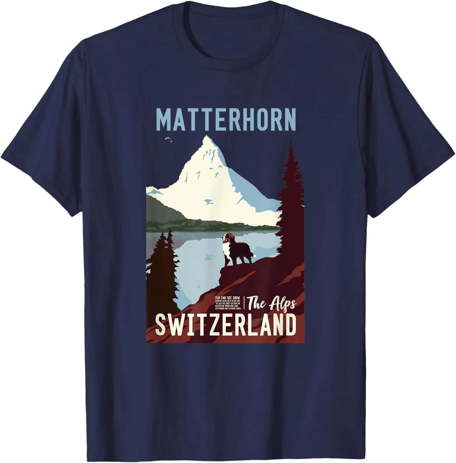 Funny Swtzerland Alps Matterhorn T-Shirt T-Shirt