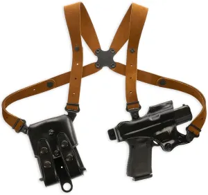 GALCO Jackass Rig Shoulder System, Beretta 92F / FS, Black, RH (JR202B)