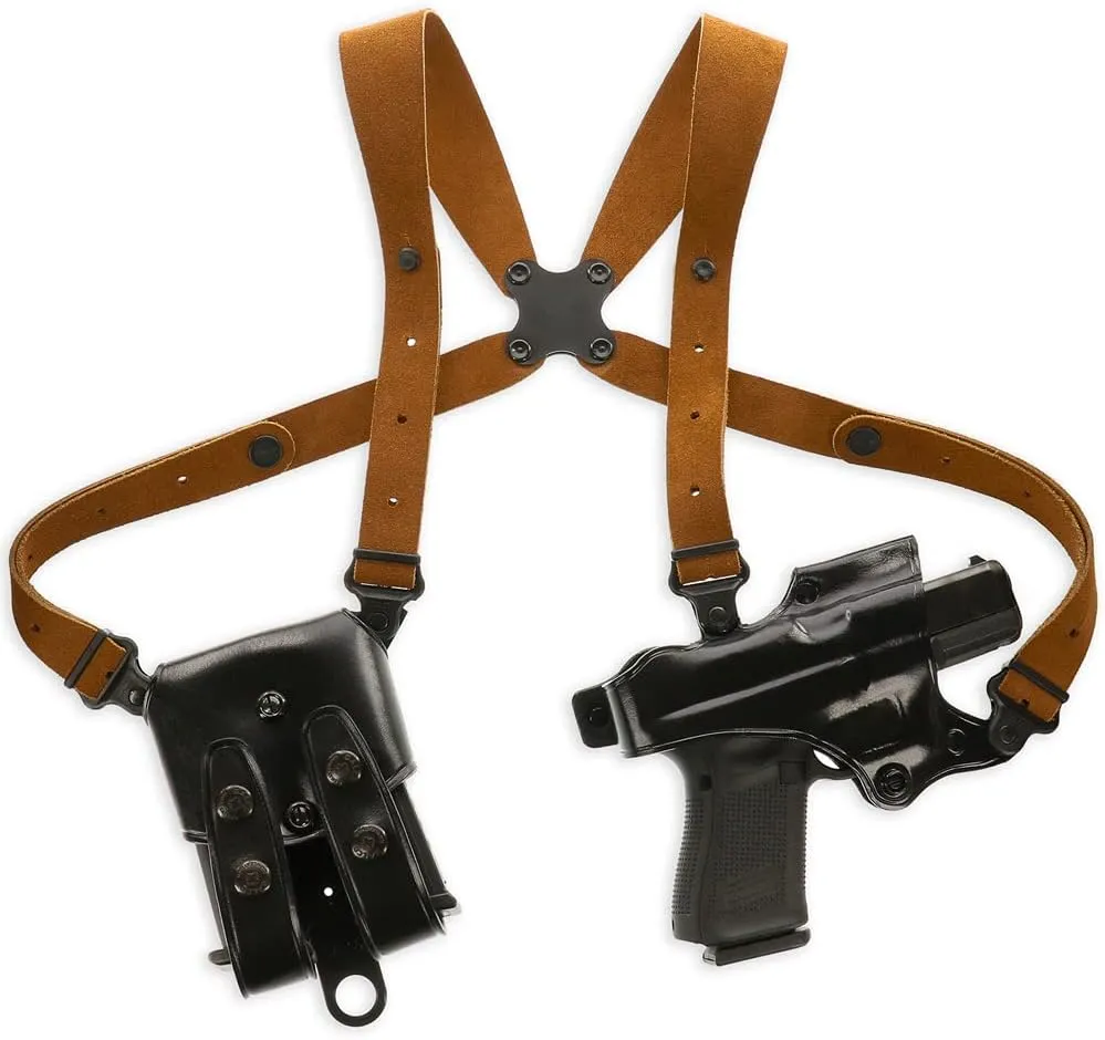 GALCO Jackass Rig Shoulder System, Beretta 92F / FS, Black, RH (JR202B)