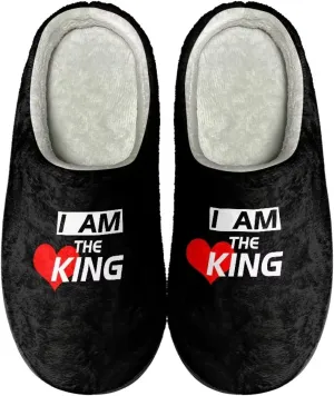 GIFTPUZZ Warm Slippers Couple Family Fall Winter Shoes for Home Hostel Non Slip Soft Sole Women Men Footwear