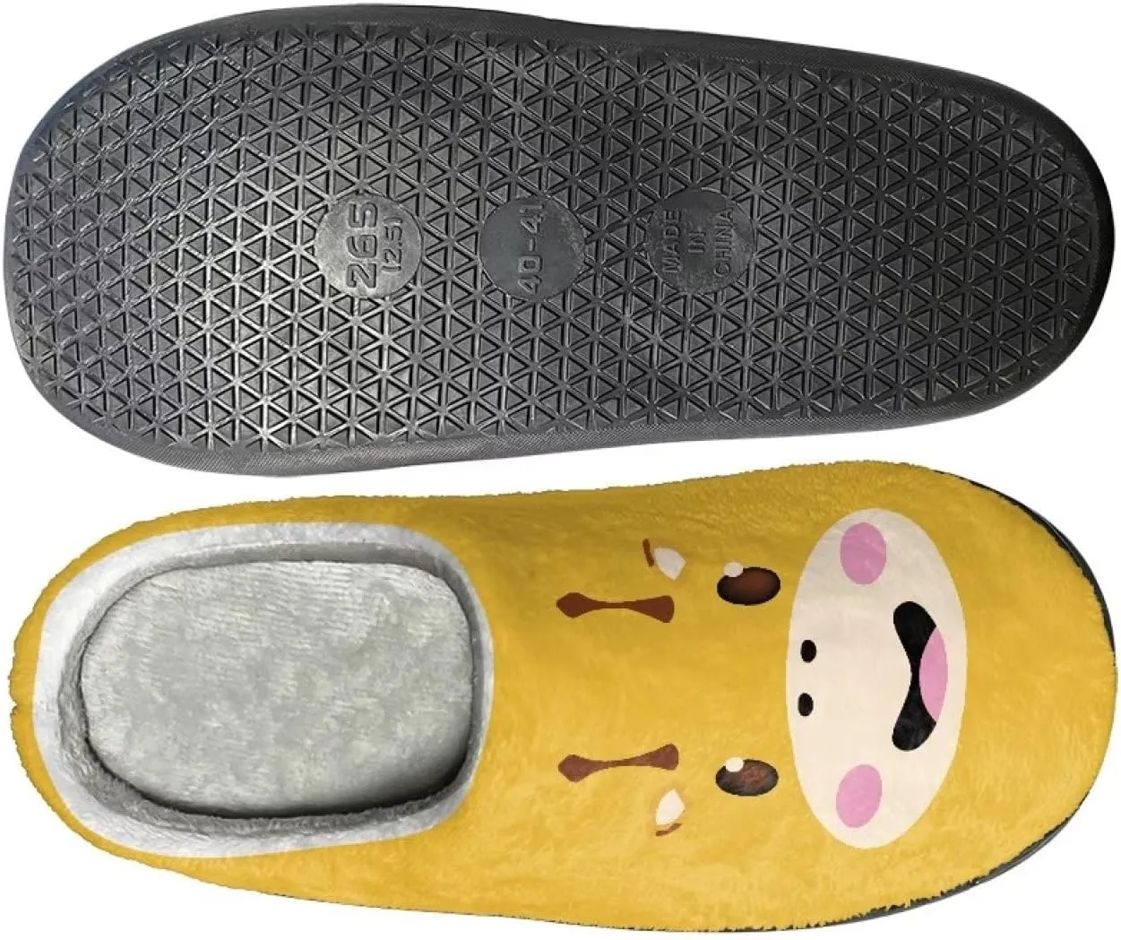 GIFTPUZZ Warm Slippers Couple Family Fall Winter Shoes for Home Hostel Non Slip Soft Sole Women Men Footwear