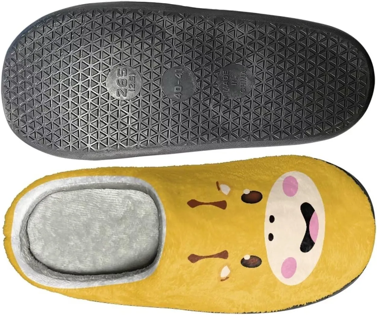 GIFTPUZZ Warm Slippers Couple Family Fall Winter Shoes for Home Hostel Non Slip Soft Sole Women Men Footwear