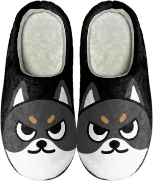 GIFTPUZZ Women's Men's Warm Slippers Soft House Slippers with Anti Slip Sole Winter Indoor Outdoor Slippers