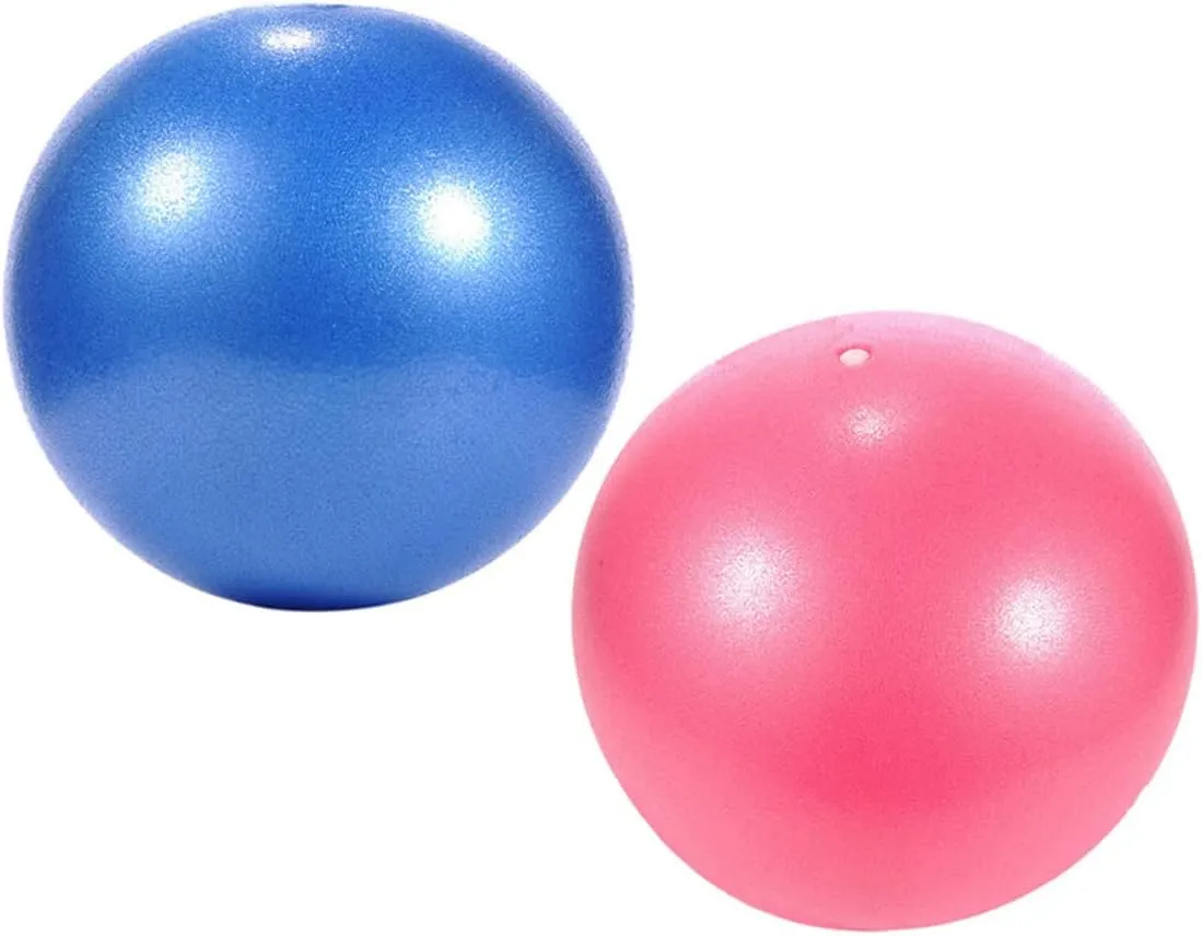 Gym Ball Set 2 Balls for Core Workout Exercise Balls for Pilates Balance Ball Pump for Fitness