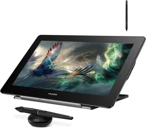 HUION Kamvas Pro 16 Plus 4K UHD Graphics Drawing Tablet with HUION Slim Pen PW550S PenTech 3.0 