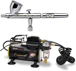 Iwata Eclipse HP-CS Airbrushing System with Smart Jet Air Compressor
