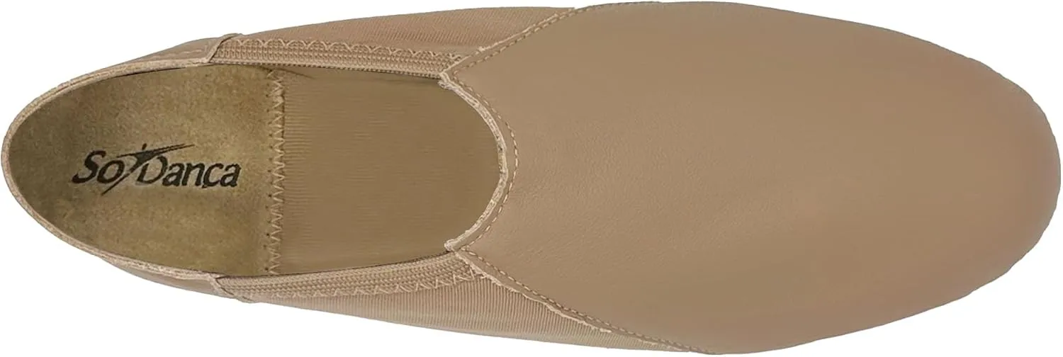 Jazz Leather Shoes with Rubber Soles, Low Profile, Split Sole, JZ45 Janus
