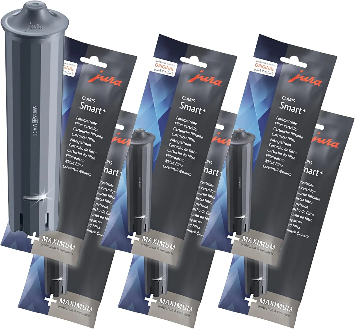 Jura 24232 Filter Cartridge Claris Smart  Water Filters - Pack of 6