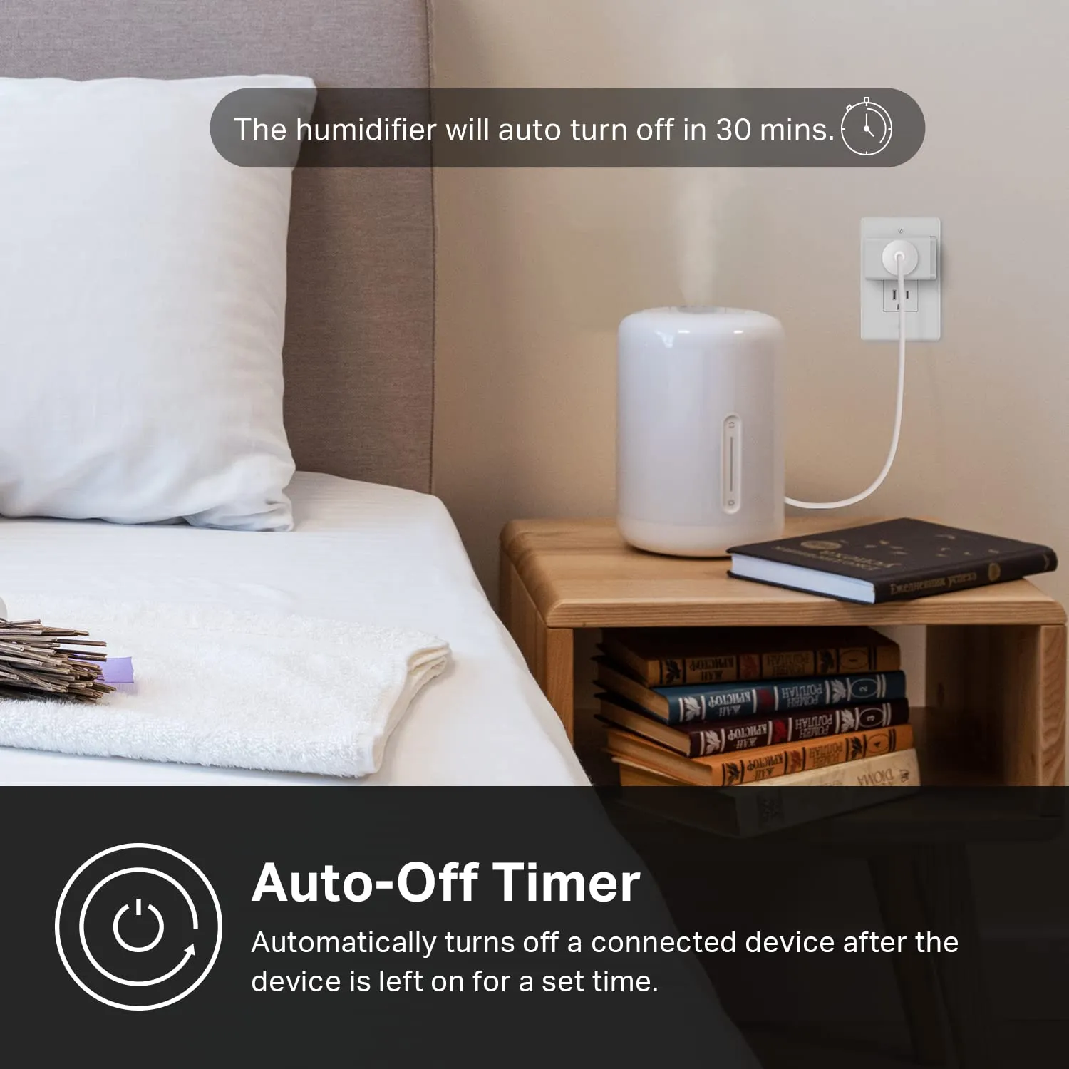 Kasa Smart Plug, Matter Compatible, Energy Monitoring, Compact Design, 15A/1800W Max, Super Easy Setup, Works with Apple Home, Alexa & Google Home, UL Certified, 2.4G Wi-Fi Only, White, KP125M(2-Pack)