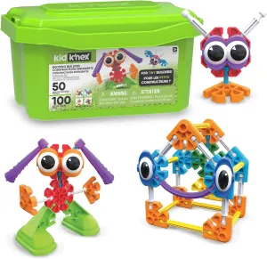 KID K'NEX - Budding Builders Set ‚ 100 Pieces, Preschool STEM Building, Kid Construction Set, Creative Play ‚ Ages 3 