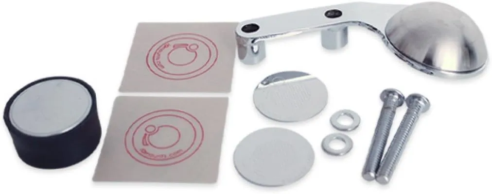 Klock Werks KW05010380C iOmounts Handlebar Perch Mount Kit - Left Hand - Chrome