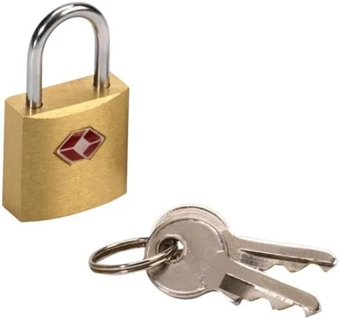 Lewis N. Clark 3-Pack TSA Mini Padlock, Multi, One Size