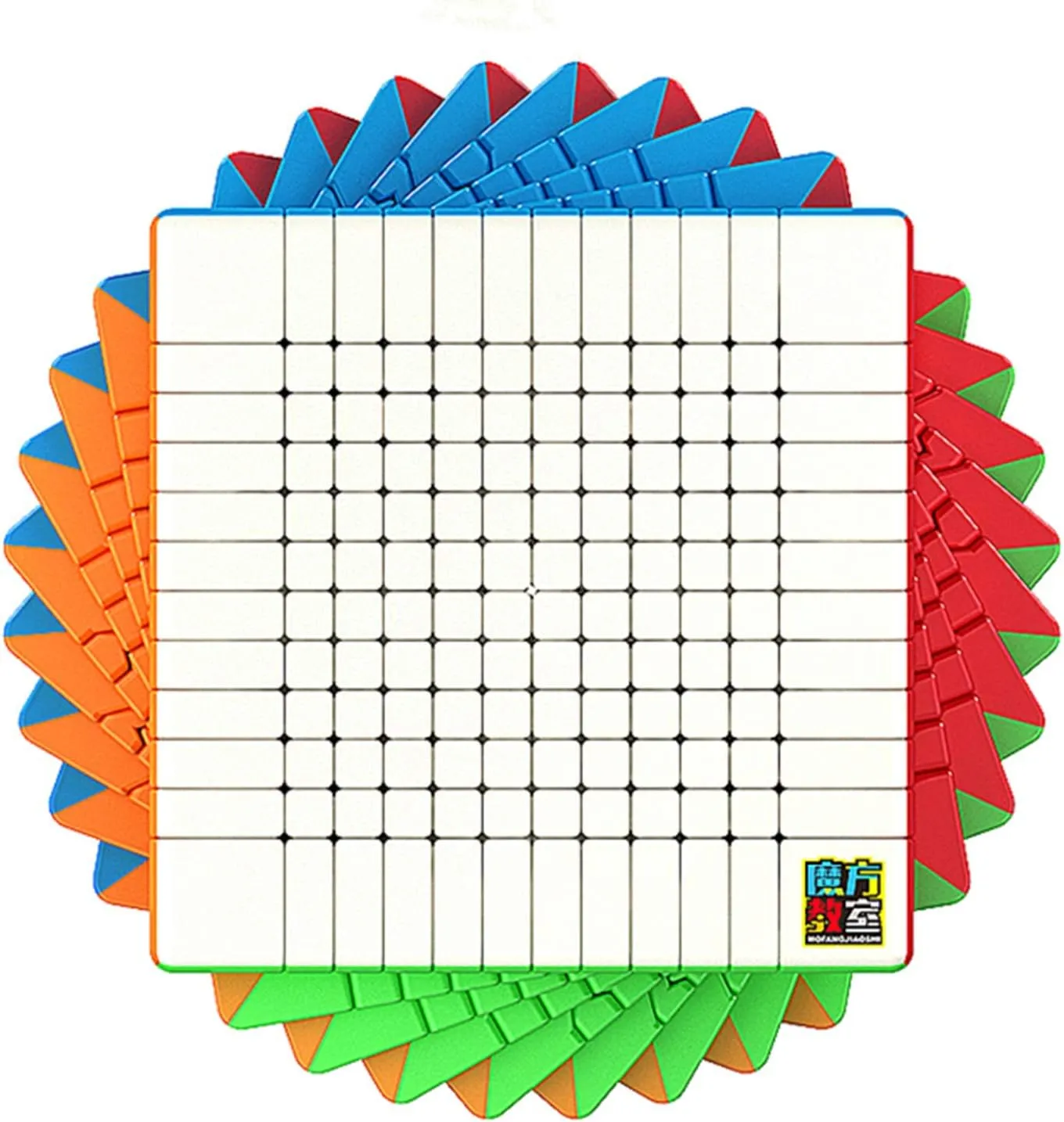 LiangCuber Moyu Meilong 12x12 Speed Cube Stickerless,Moyu Cubing Classroom MoFang JianShi MFJS 12x12x12 Magic Cube 93mm Puzzle Toy