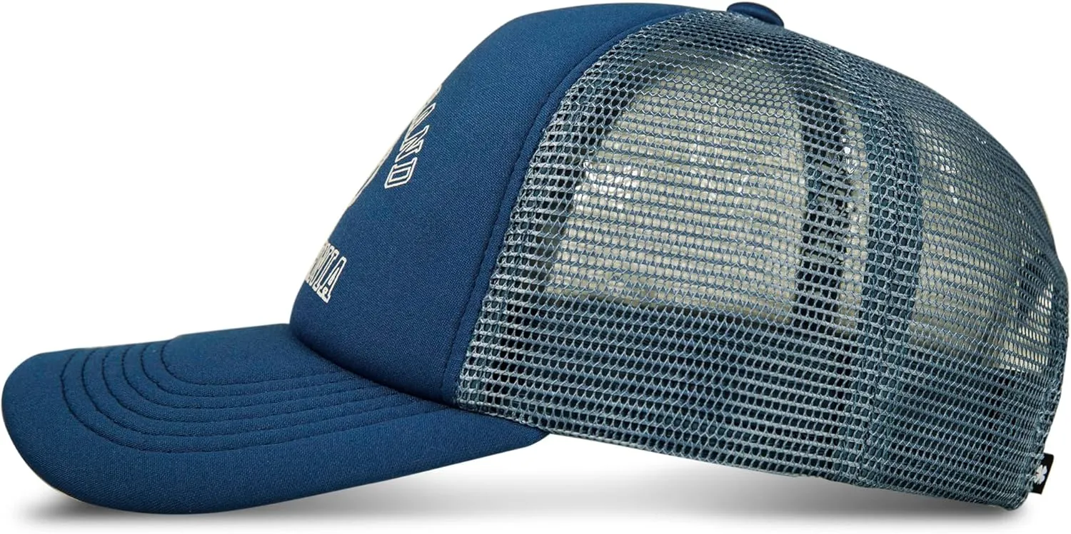 Lucky Brand Trucker Hat | Snapback | Adjustable | Mesh Back | Retro | Baseball Cap | Golf | Fishing | American Heritage