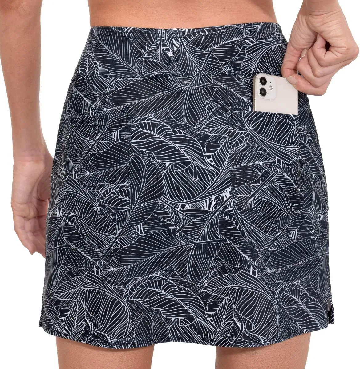 M MOTEEPI 16" Golf Skirt for Women Tennis Skirt with 4 Pockets High Waisted Athletic Skorts Skirts