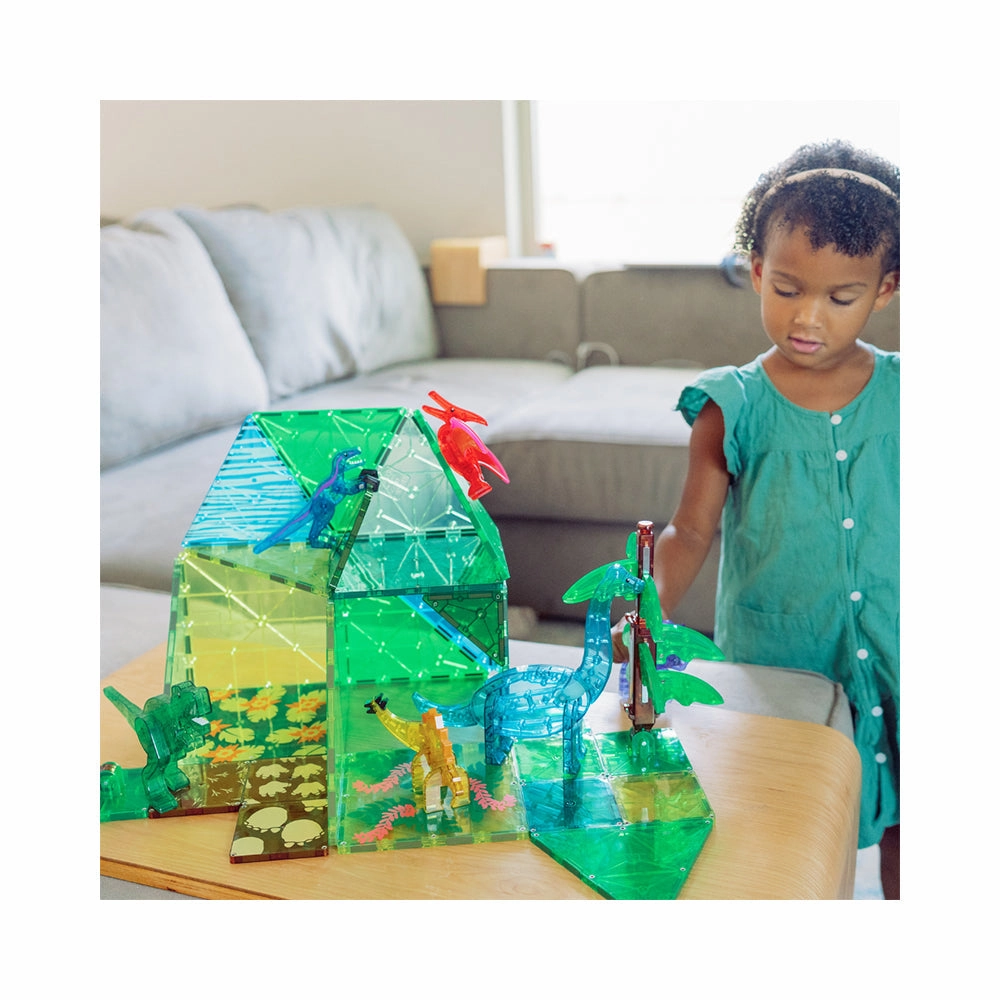 MAGNA-TILES Dino World XL (50 Piece Set)