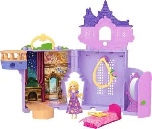 Mattel Disney Princess Toys, Rapunzel Storytime Stackers Doll House Tower with Rapunzel Small Doll, 1 Pascal Figure & 7 Accessories, Inspired by Movie